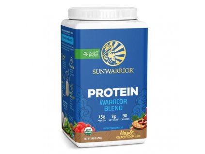 sunwarrior warrior blend biologische proteïne maple french toast 750 gram