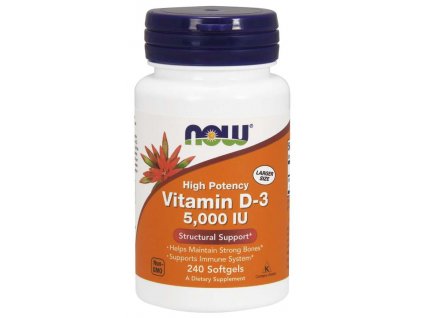 Vitamin D 3 5000IU, 240 caps
