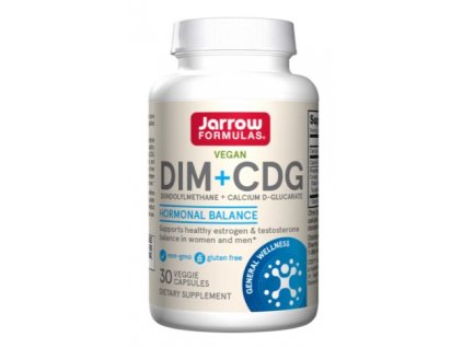 Jarrow DIM + CDG (diindolylmetán + D-glukarát vápenatý), 30 rastlinných kapsúl