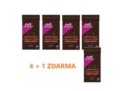 4 + 1 ZDARMA! Selekce Espresso kávových kapslí pro Nespresso 10ks
