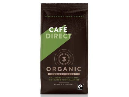 BIO Organic Smooth mletá káva s tóny pražených mandlí 227g