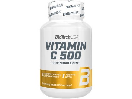 16187 biotechusa biotech vitamin c 500 120 pastilek