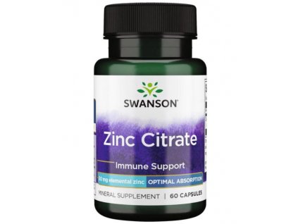 16451 1 swanson zinc citrate zinek citrat 30 mg 60 kapsli