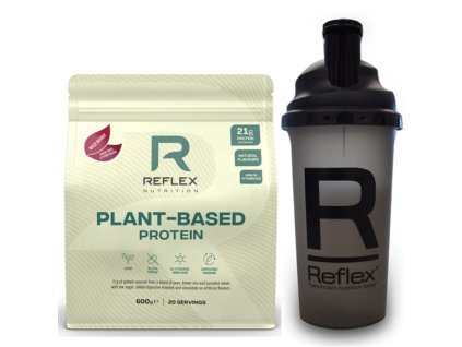 PlantBasedProtein600gWildBerry shaker700ml Reflex