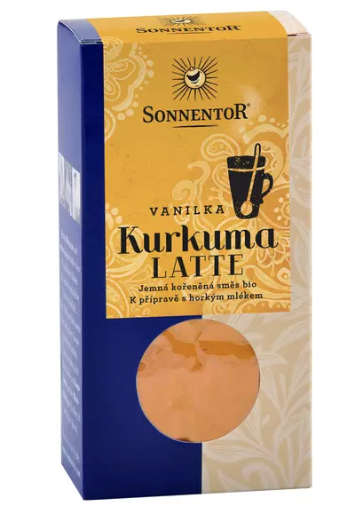 Sonnentor Kurkuma Latte - vanilka, 60 g *CZ-BIO-001 certifikát