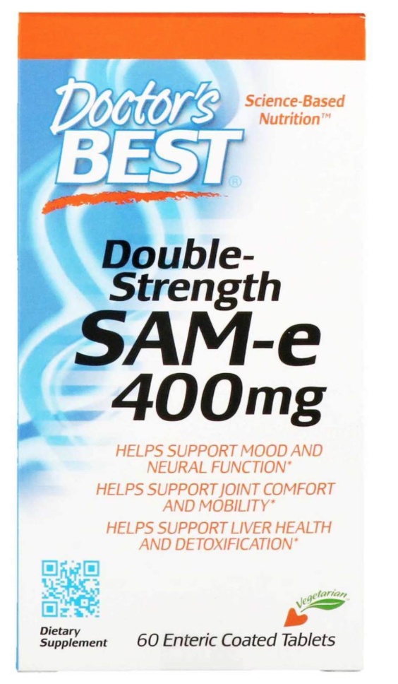 E-shop Doctor's Best SAM-e, 400 mg, 60 enterických tabliet