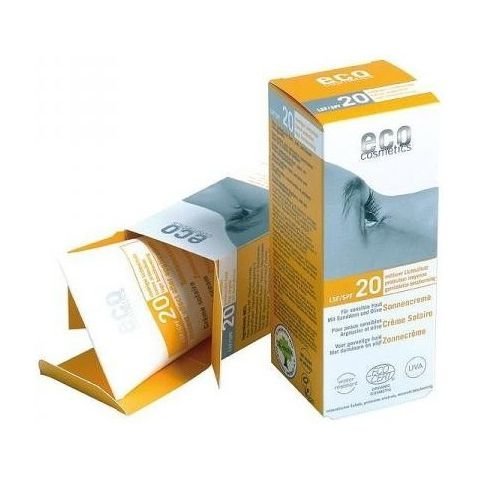 E-shop Eco Cosmetics opaľovací krém SPF 20 BIO, 75 ml