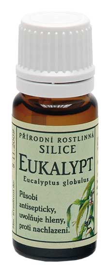 E-shop Grešík Waldemar Eukalyptus prírodný - rastlinné silice, 10 ml