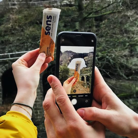 Sens Pleasure protein bar tmavá čokoláda a pomeranč 40 g Obrázek