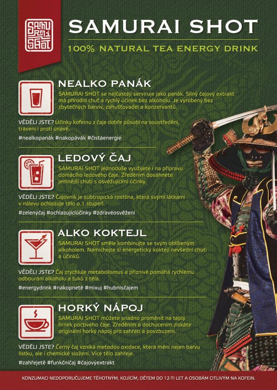 Samurai shot Bitter green 0,5 l Obrázek