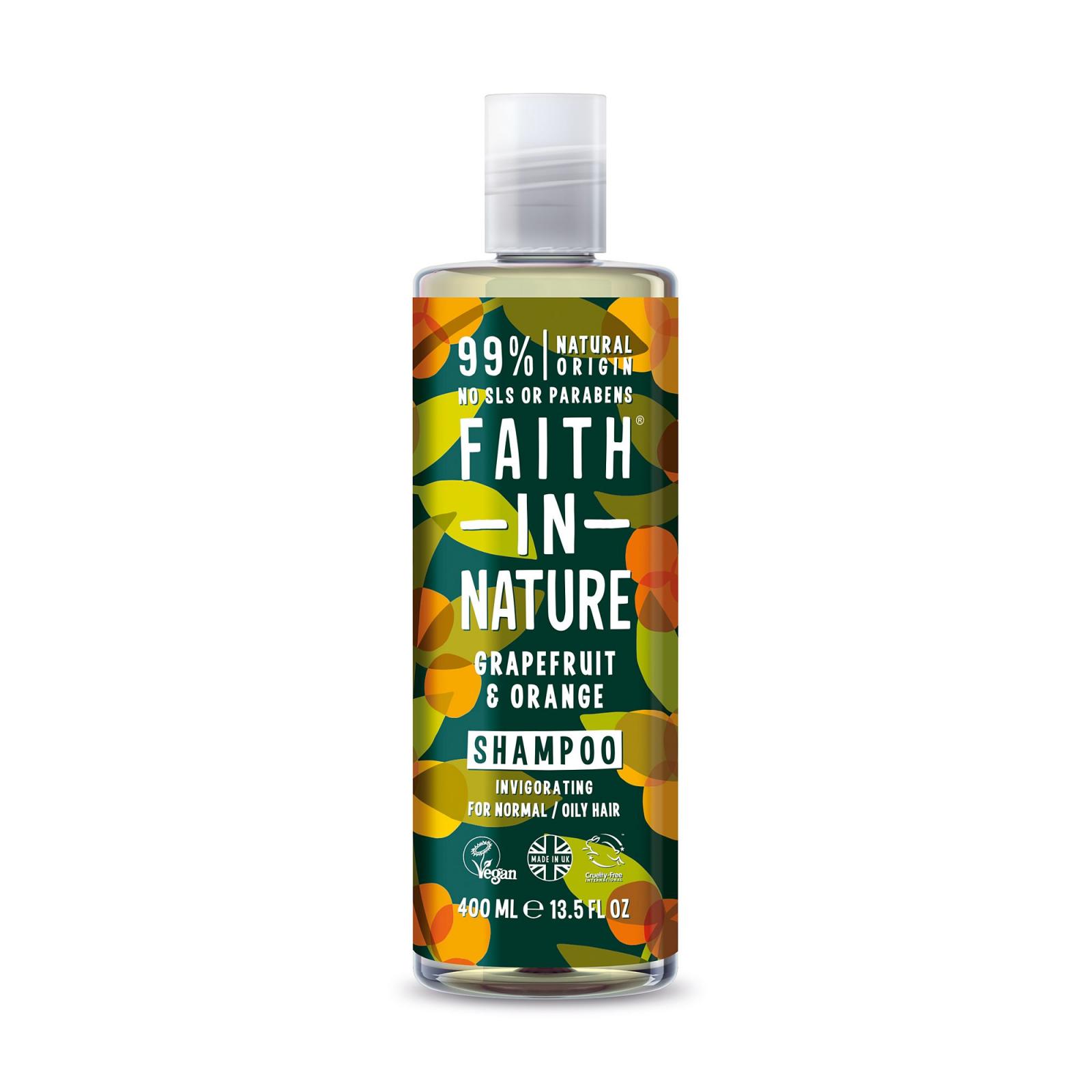 Faith in Nature šampón - BIO grapefruit & pomaranč, 400 ml Obrázek