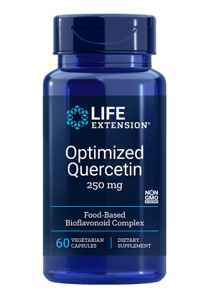 E-shop Life Extension, Optimized Quercetin, Kvercetín, 250 mg, 60 rastlinných kapsúl