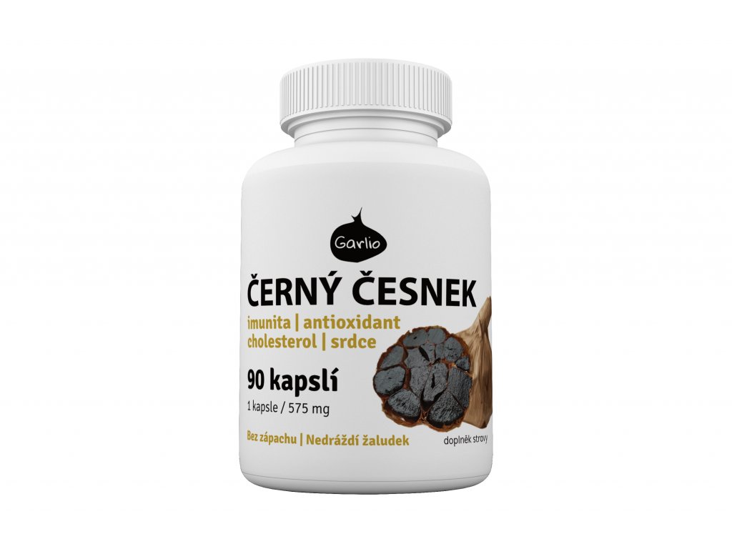 E-shop Garlio Černý Česnek, 575 mg, 90 kapslí