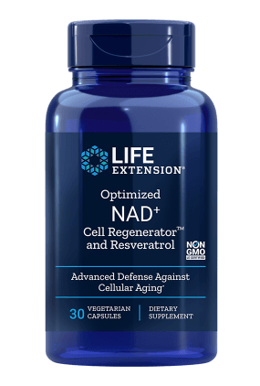 E-shop Life Extension Optimized NAD+ Cell Regenerator™ a Resveratrol, 30 rastlinných kapsúl