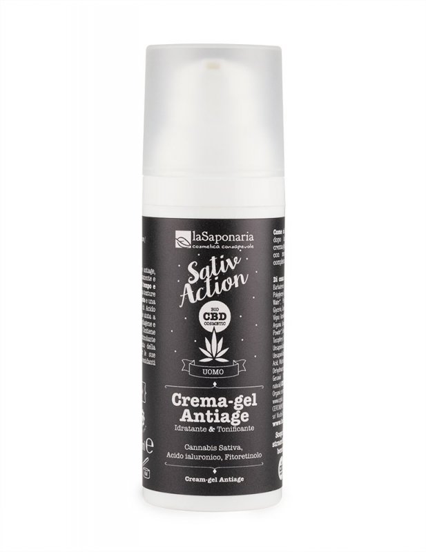 laSaponaria Pleťové sérum s konopným CéBéDé pro pány BIO, 50 ml