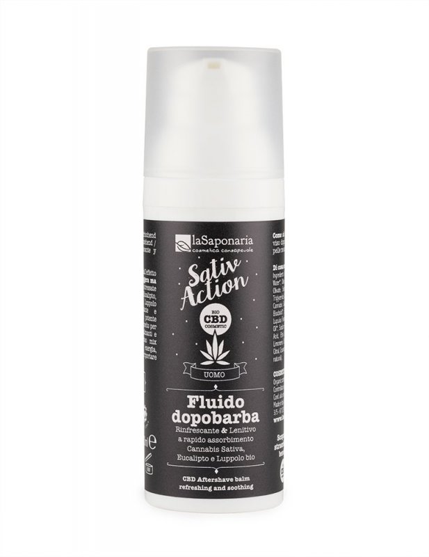 laSaponaria Pánský gél po holení s konopným CéBéDé BIO (50 ml)