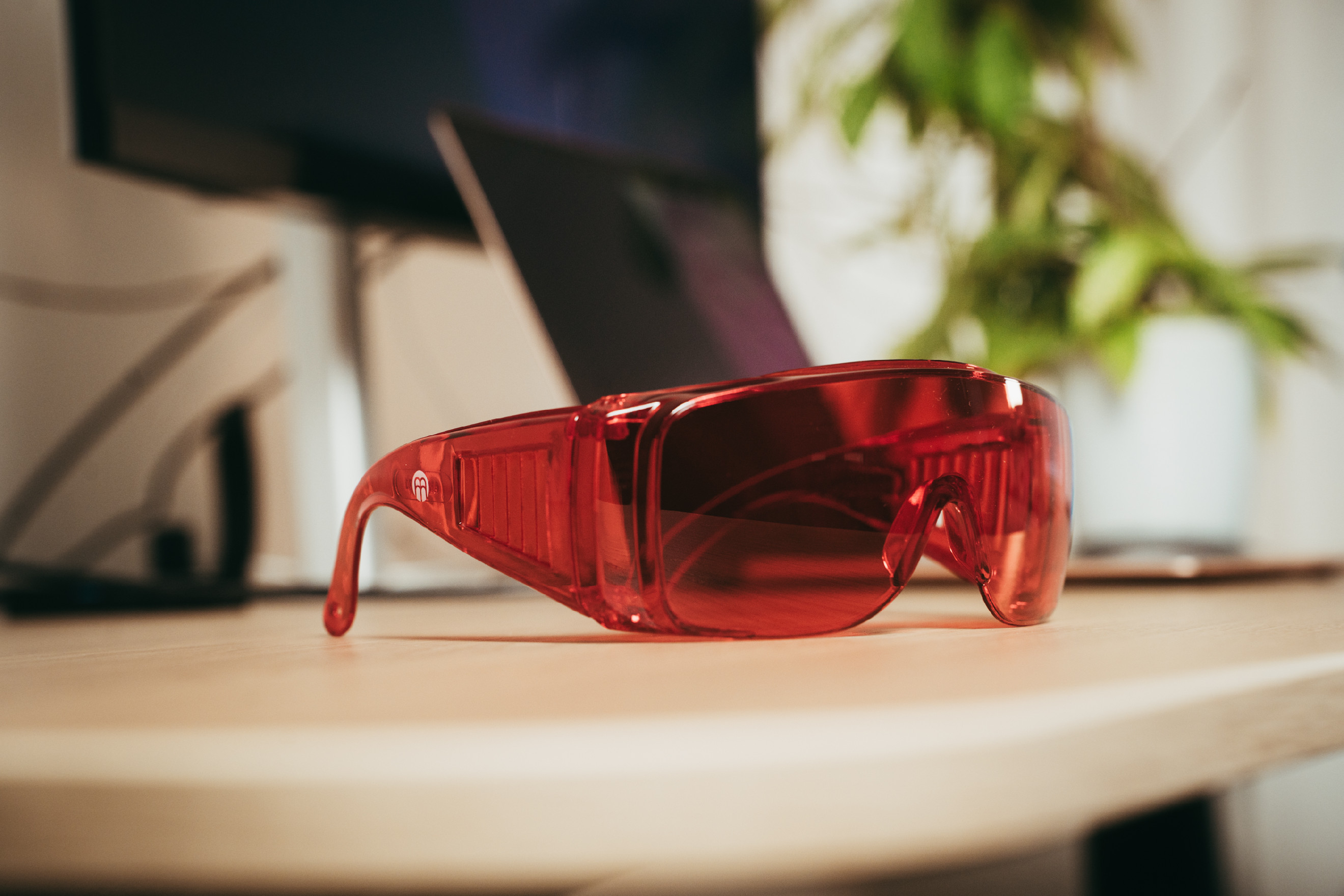 BrainMax BrainMarket brýle blokující 100% modrého a zeleného světla, TRON Obrázek