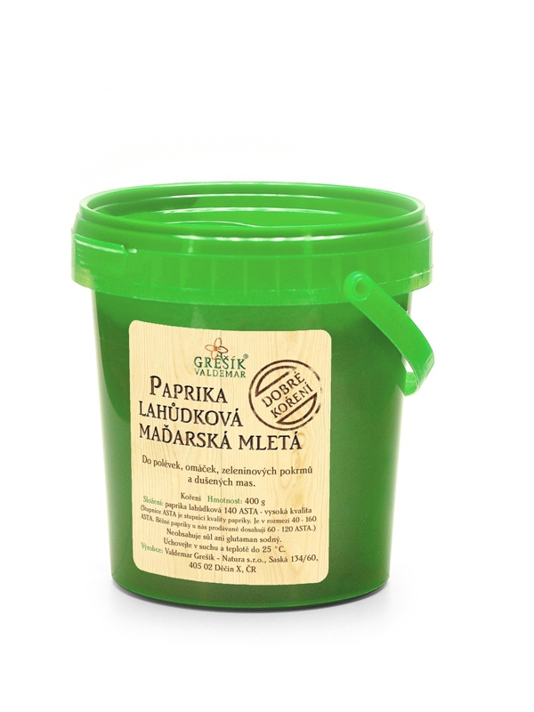 Grešík Waldemar Dobré koření - Paprika lahůdková maďarská mletá, 400g