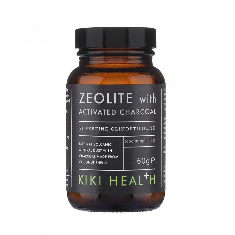 E-shop KIKI Health - Zeolite With Activated Charcoal (Zeolit s aktivním uhlím), 60g