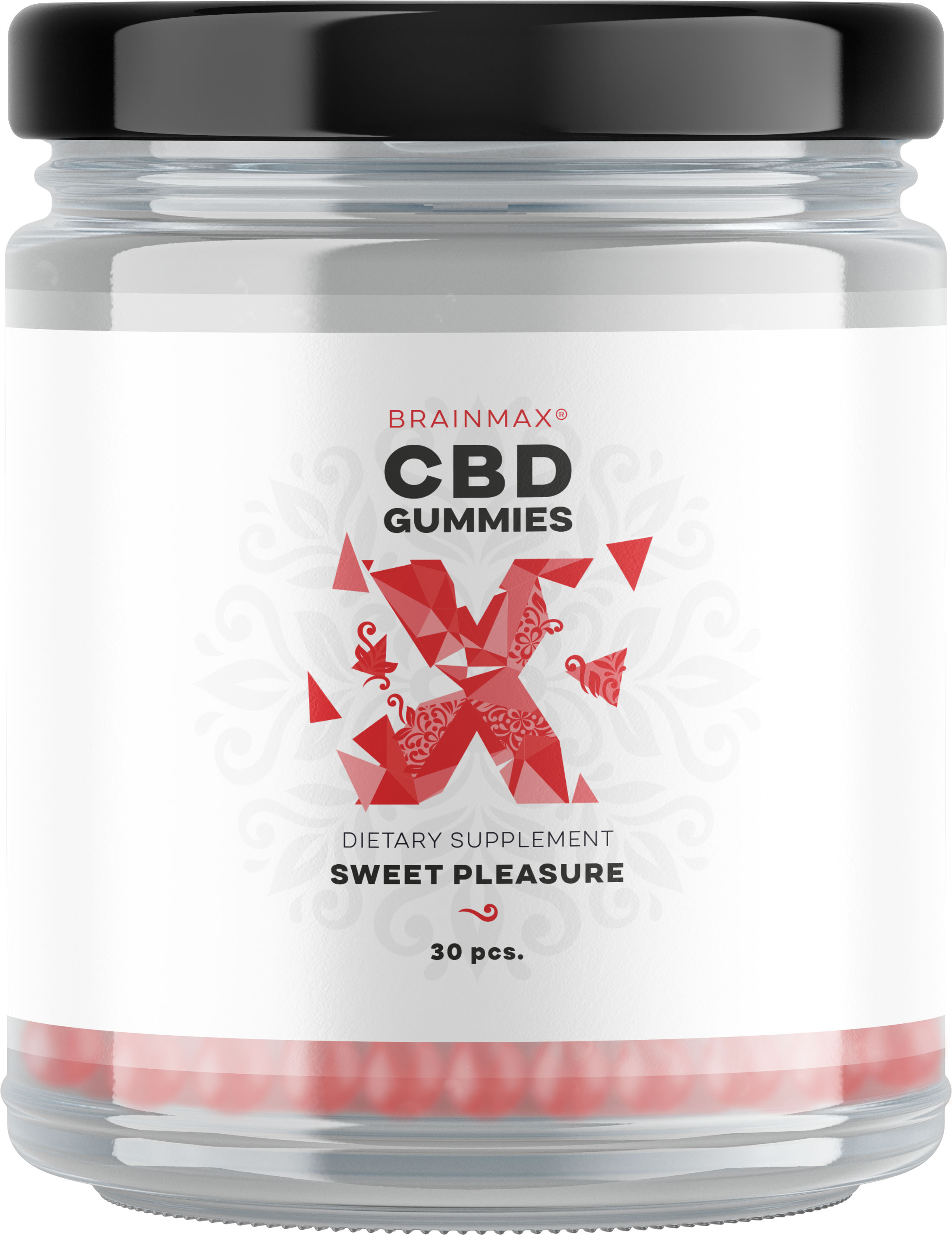 BrainMax CéBéDé Gummies, 25 mg, 30 vegan gumídků