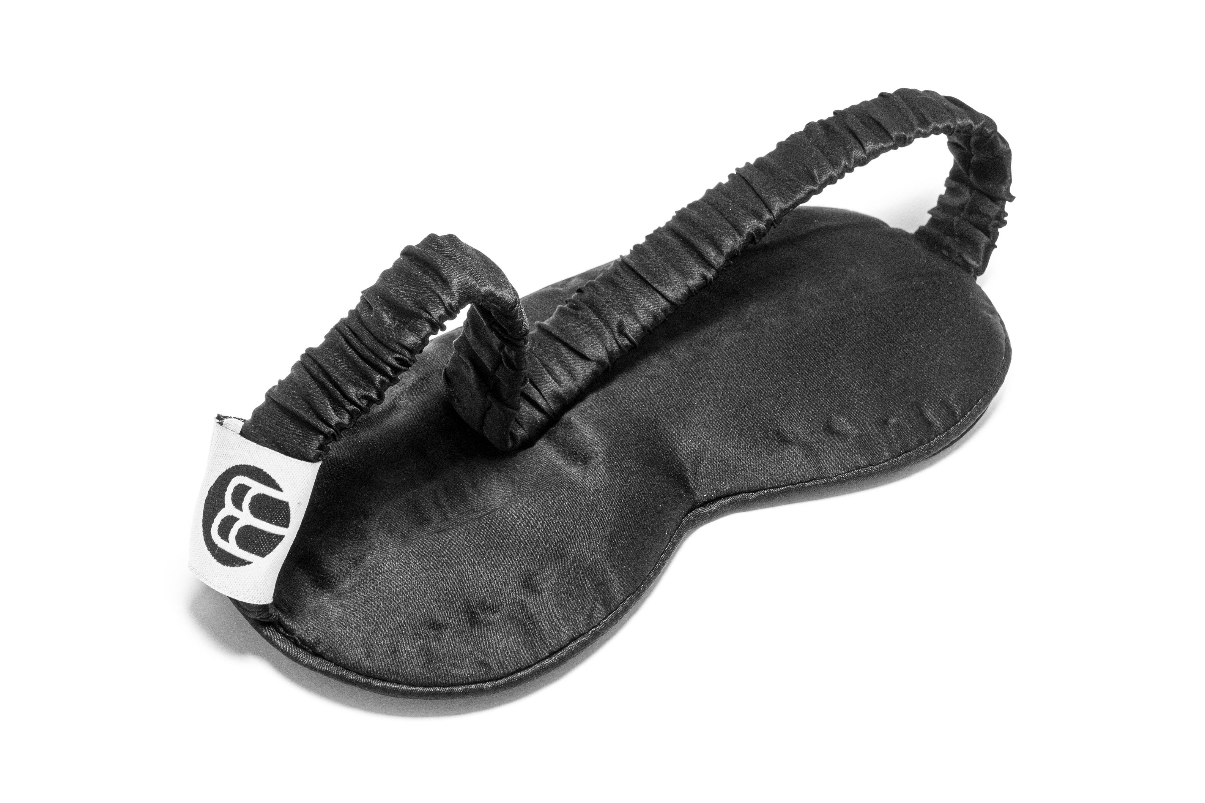 BrainMax Anatomicky tvarovaná maska na spaní (černá) SATÉN Obrázek