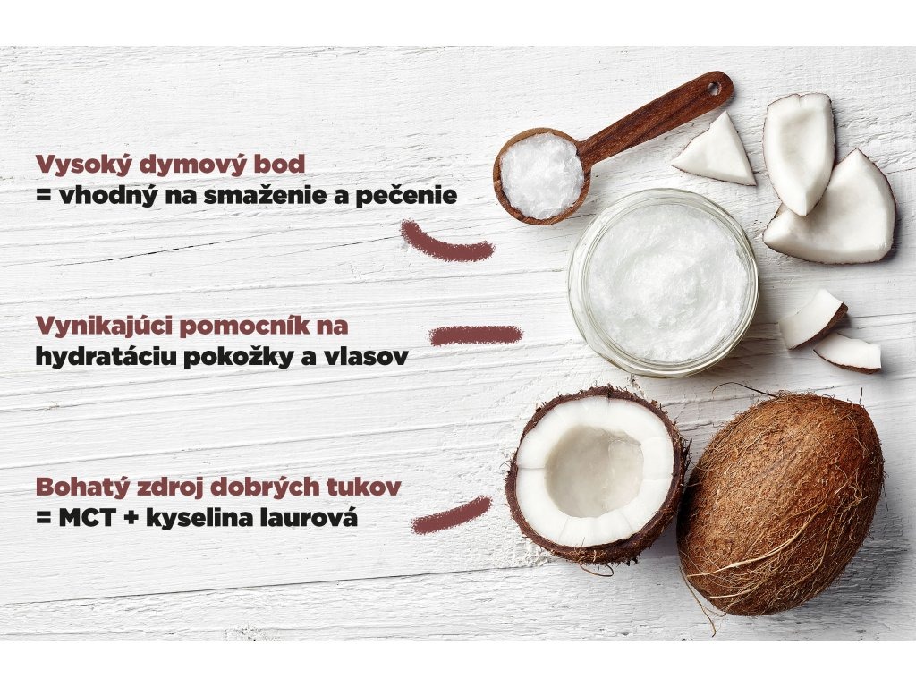 BrainMax Pure Kokosový olej  BIO, 500 ml Obrázek