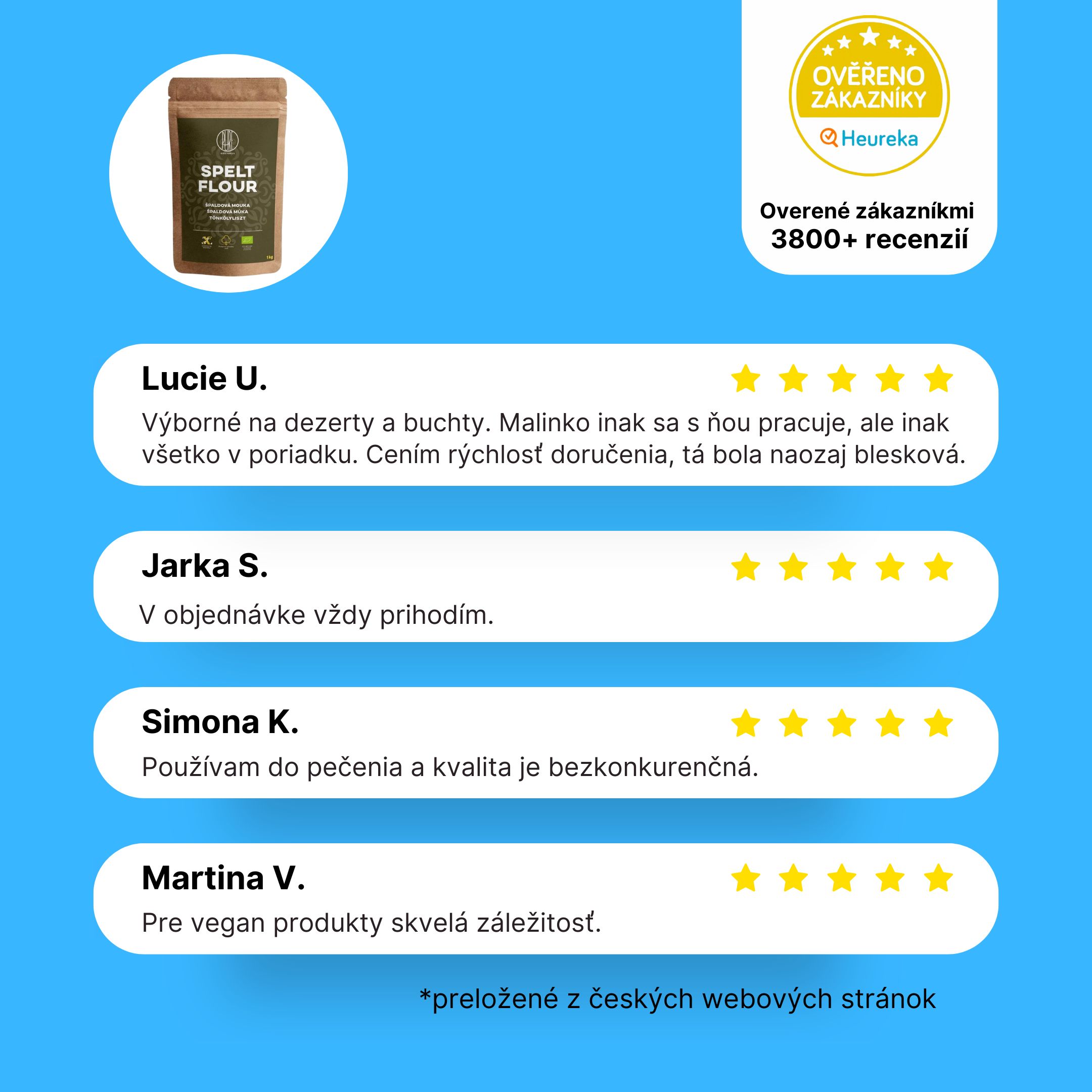 BrainMax Pure Špaldová mouka BIO, 1 kg Obrázek