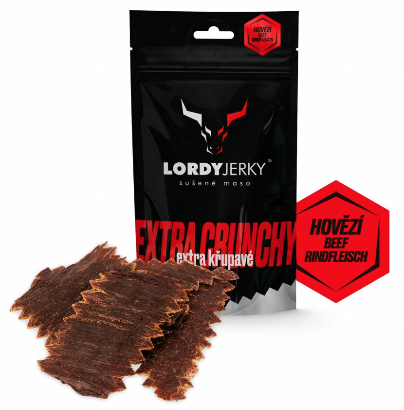 Lordy Jerky - Hovězí sušené maso natural, 50 g