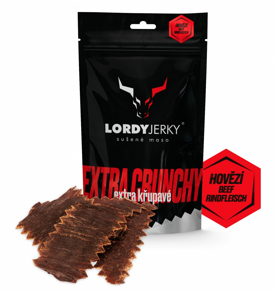 Lordy Jerky - Hovězí sušené maso natural, 100 g