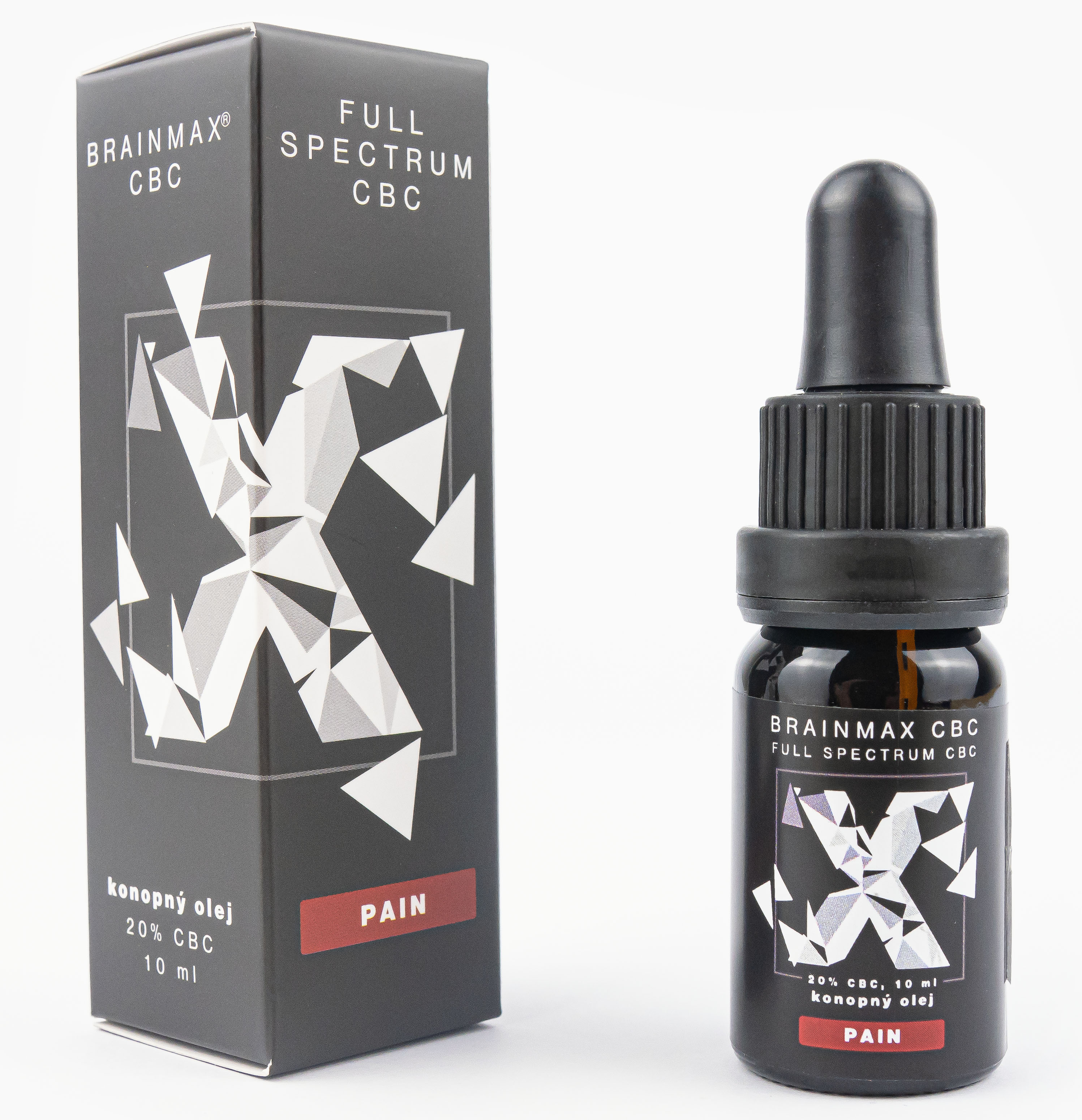 BrainMax CéBéCé PAIN, 20%, éterický olej, 10 ml Obrázek