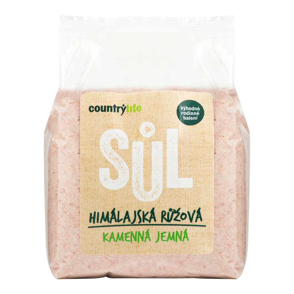 E-shop CountryLife Himalájská sůl růžová jemná 1kg