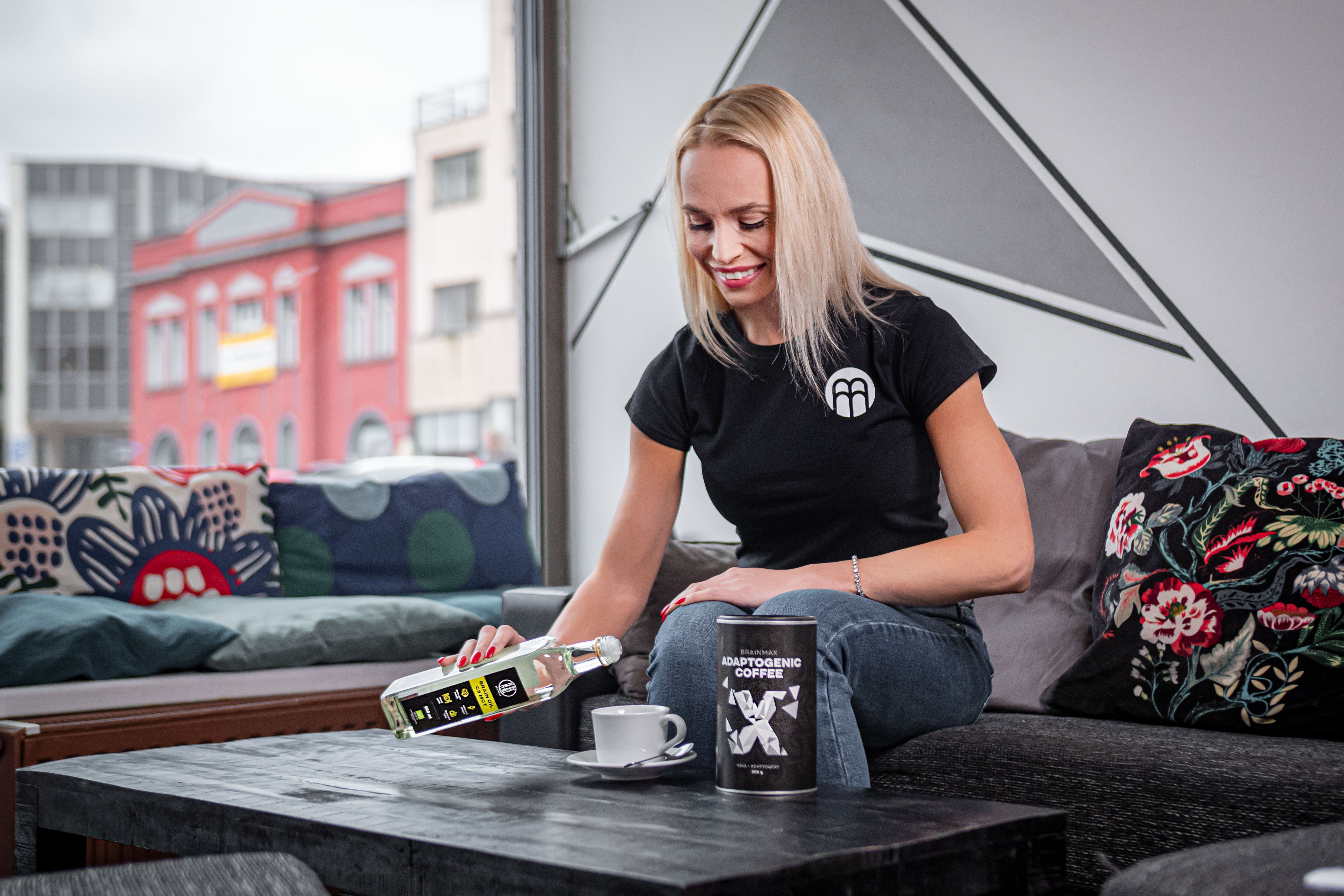 BrainMax Adaptogenic Coffee, Instantní BIO káva s adaptogeny, 300g Obrázek