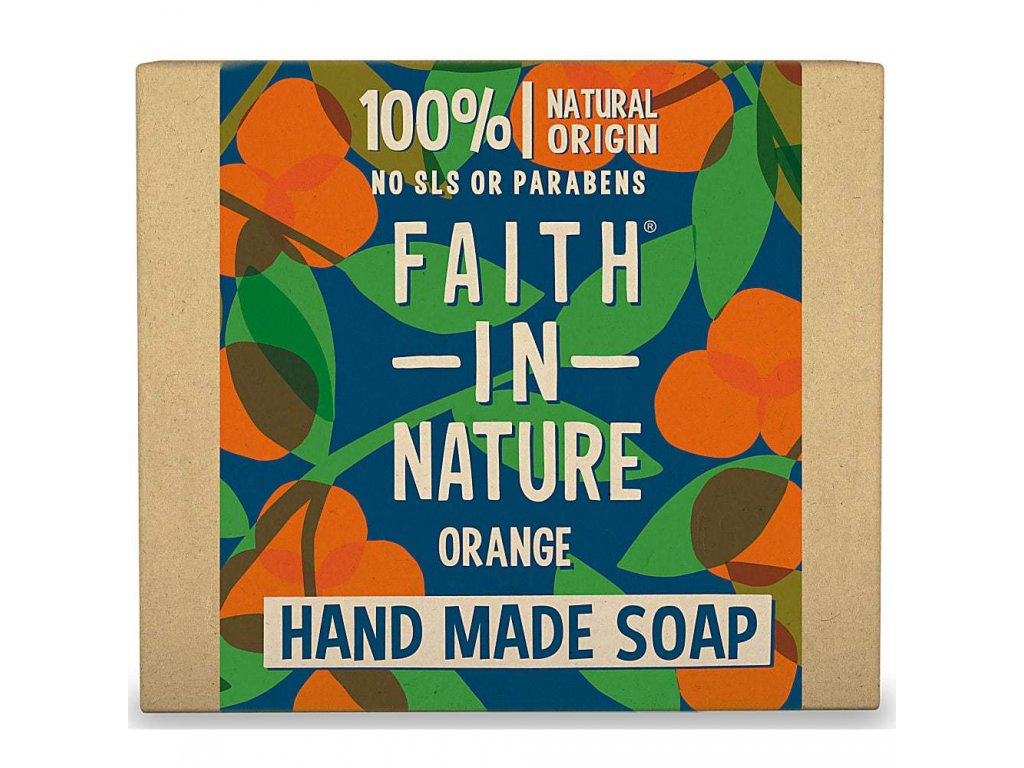 E-shop Faith in Nature - Tuhé mýdlo pomeranč, 100 g