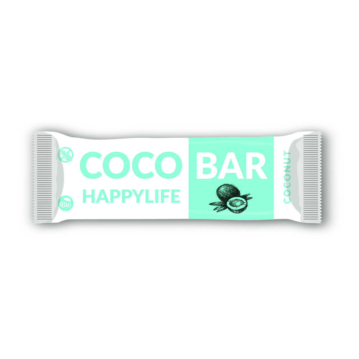 HappyLife Coco Bar - Kokosová tyčinka BIO, 40 g