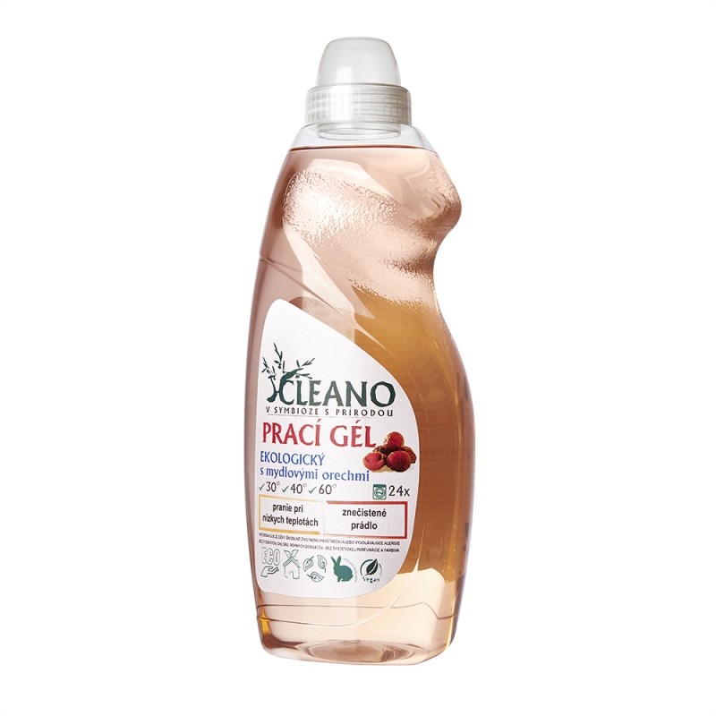 Soaphoria - CLEANO Ekologický prací gel s mýdlovými ořechy, 1,5l Obrázek