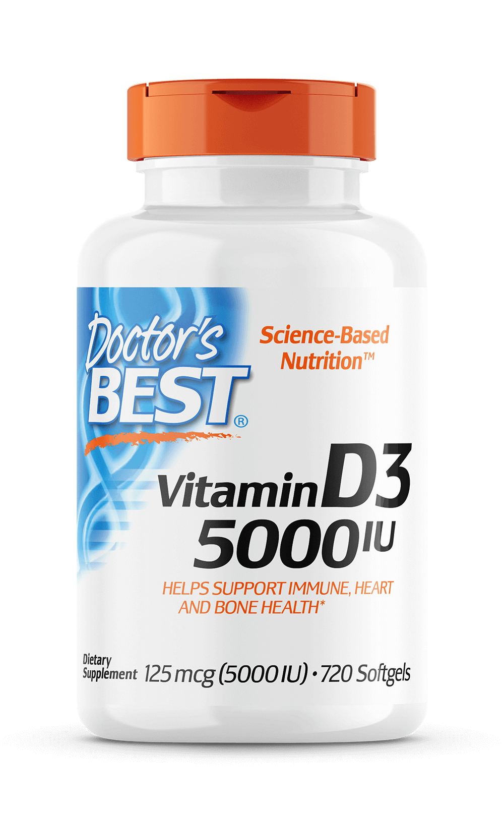 E-shop Doctor's Best Doctor’s Best Vitamín D3, 5000 IU, 720 kapsúl