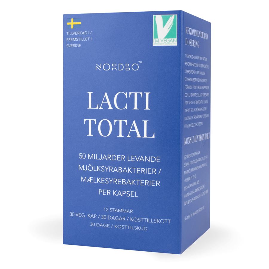 E-shop Nordbo - Lacti Total (probiotika), 30 kapslí