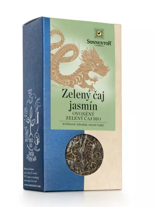 Sonnentor Zelený čaj s jasmínem sypaný BIO 100 g