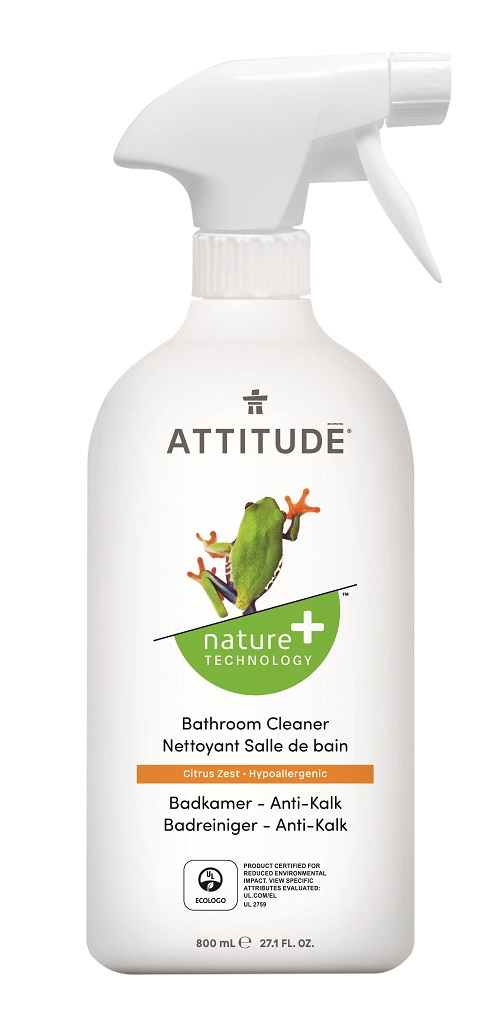 E-shop Attitude - čistič kúpeľní s vôňou citrónovej kôry, 800 ml