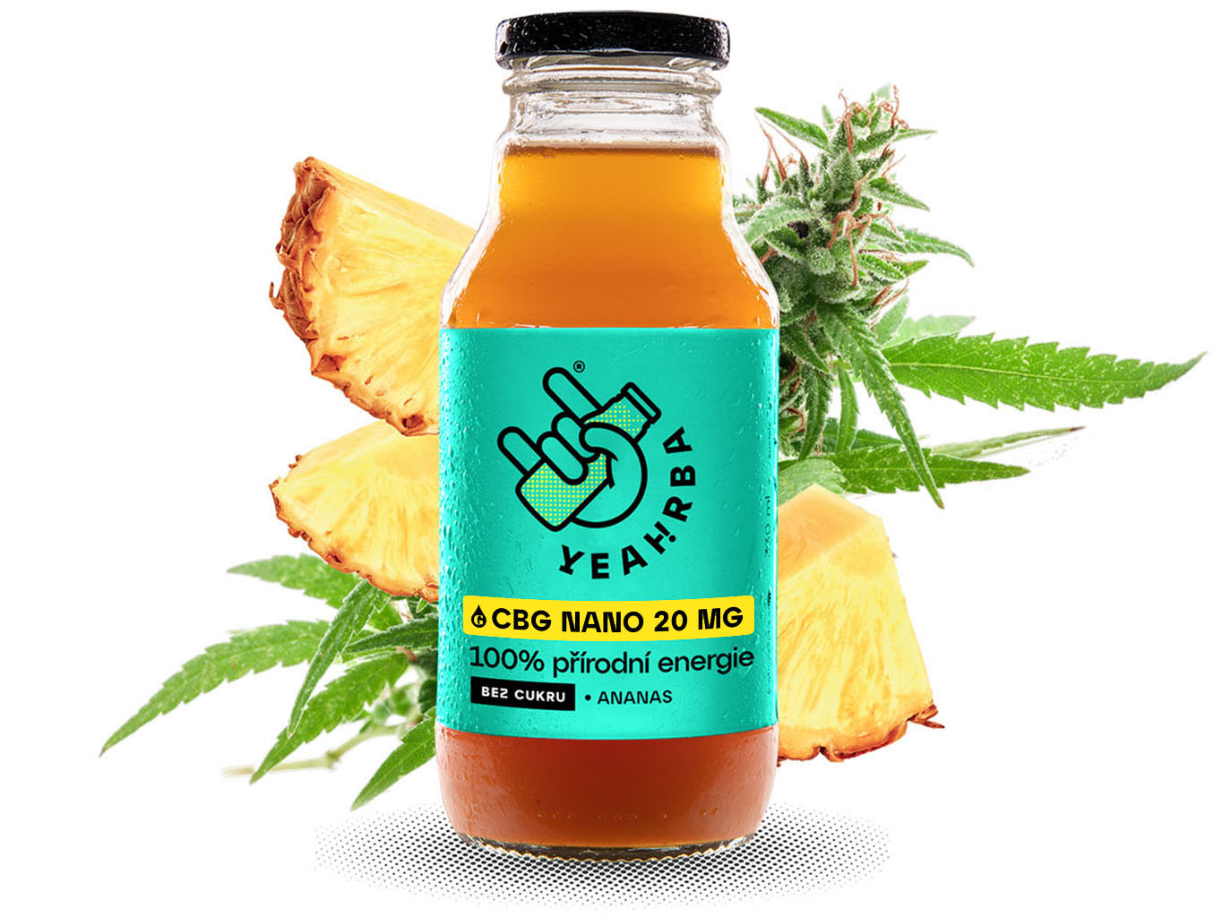 E-shop Yeahrba - Ananas CéBéGé, 330 ml