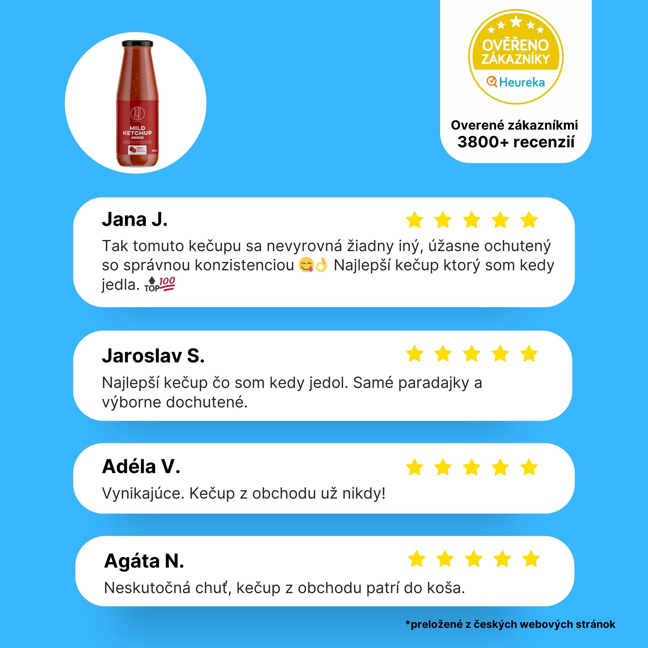 BrainMax Pure Ketchup, mild (jemný kečup), 350 g Obrázek