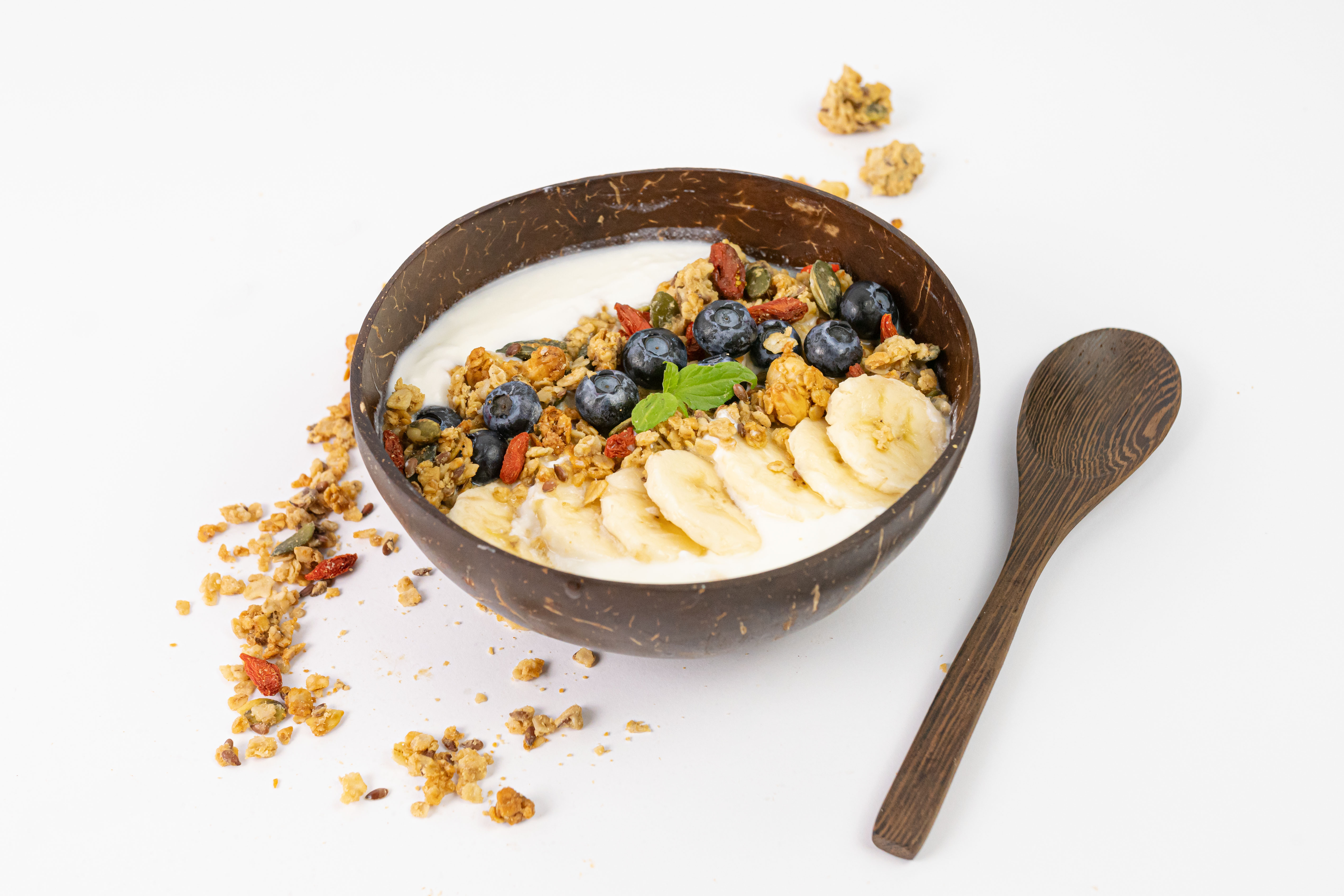 BrainMax Pure Granola, Goji a Kešu, BIO, 30g Obrázek