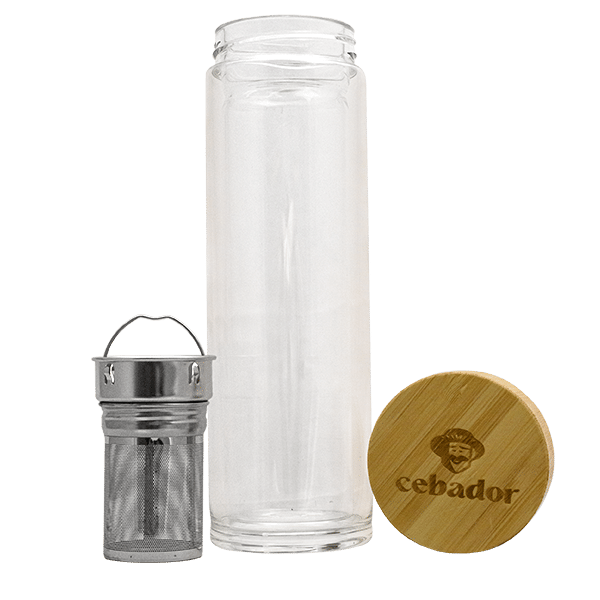 Cebador - Mate to Go skleněná termoska se sítkem, 300 ml Kép