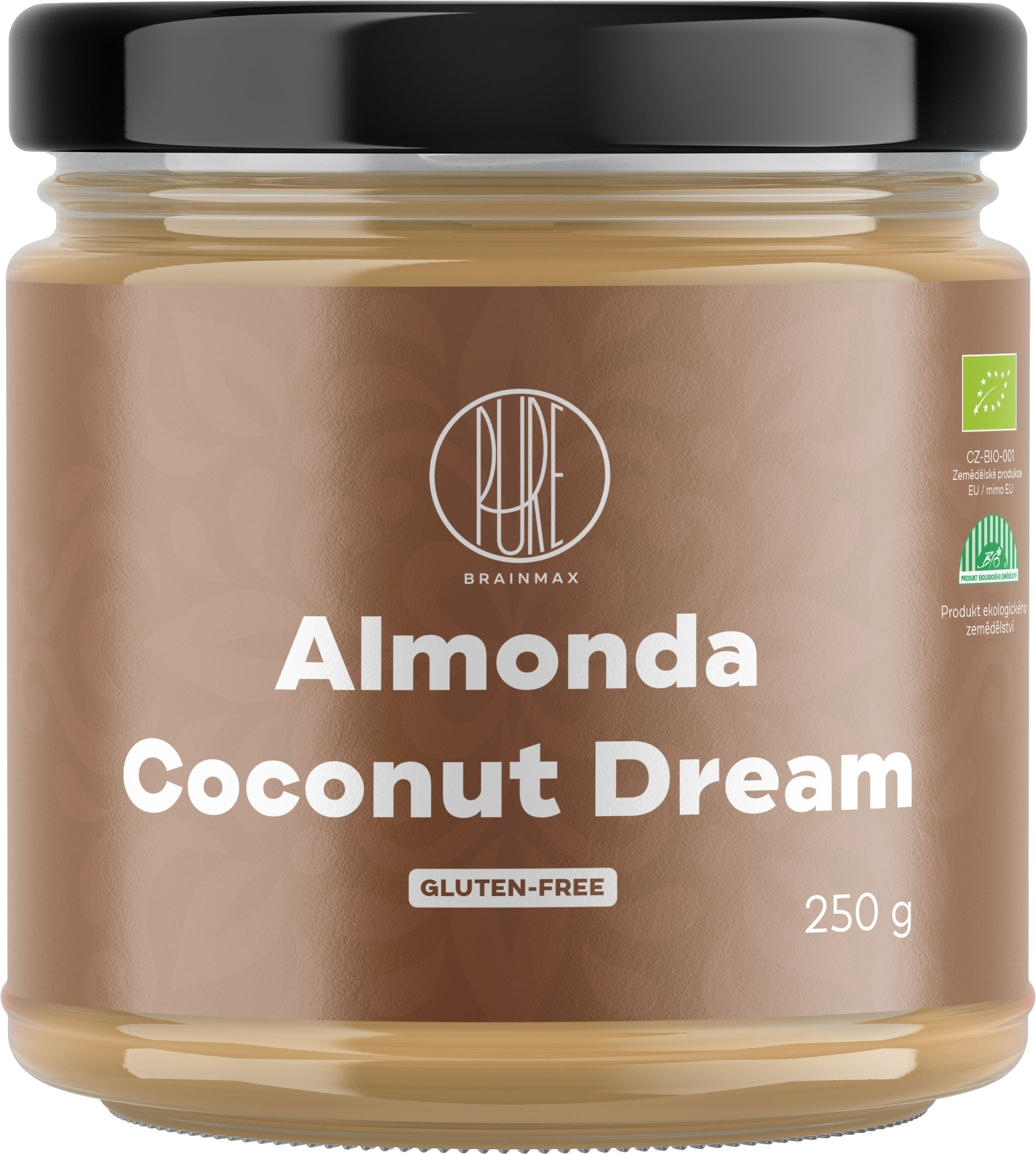 E-shop BrainMax Pure Almonda, Coconut Dream, Mandľový krém s kokosom, 250 g