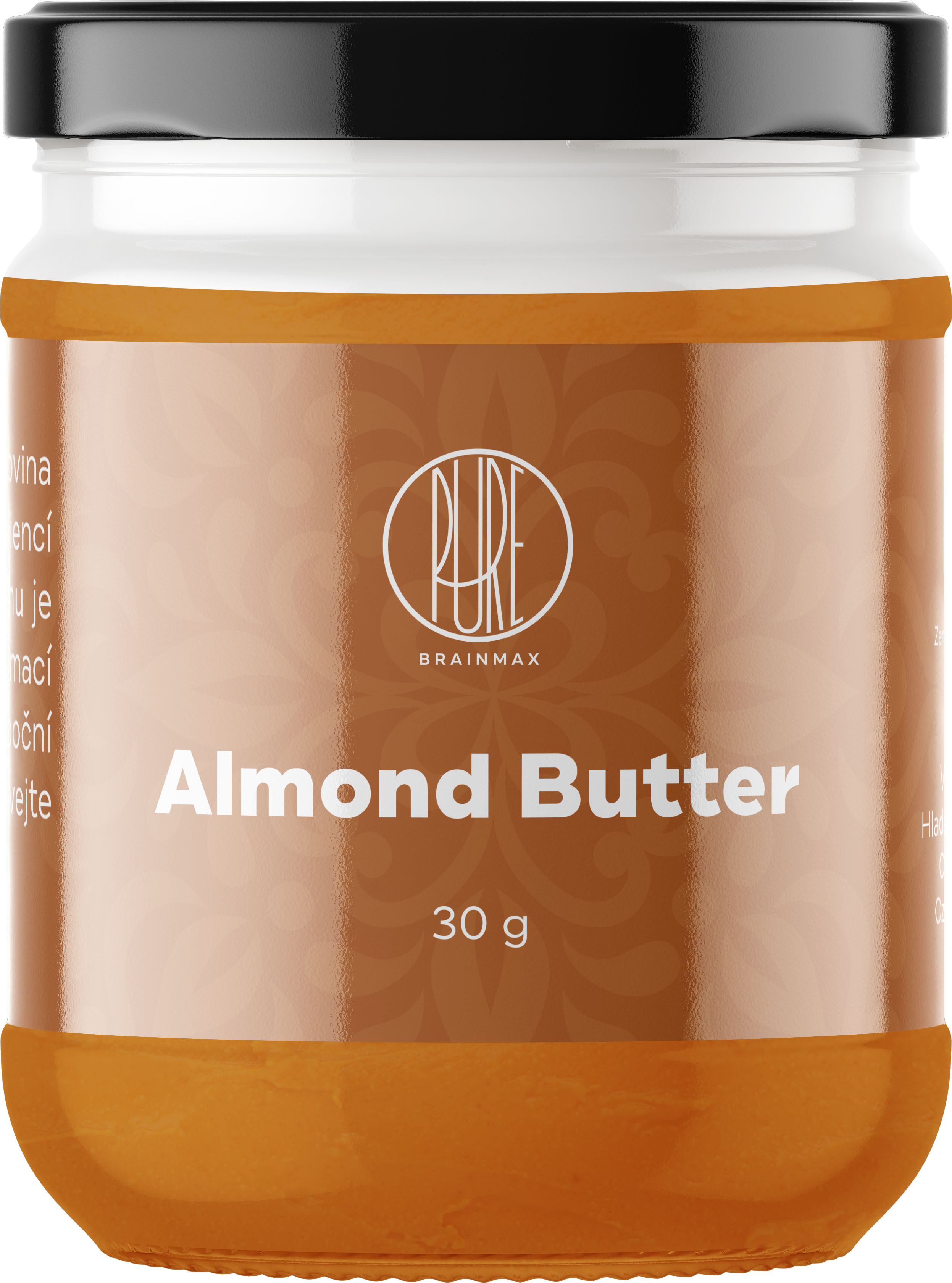BrainMax Pure 100% Mandlový krém, BIO, 30 g Obrázek