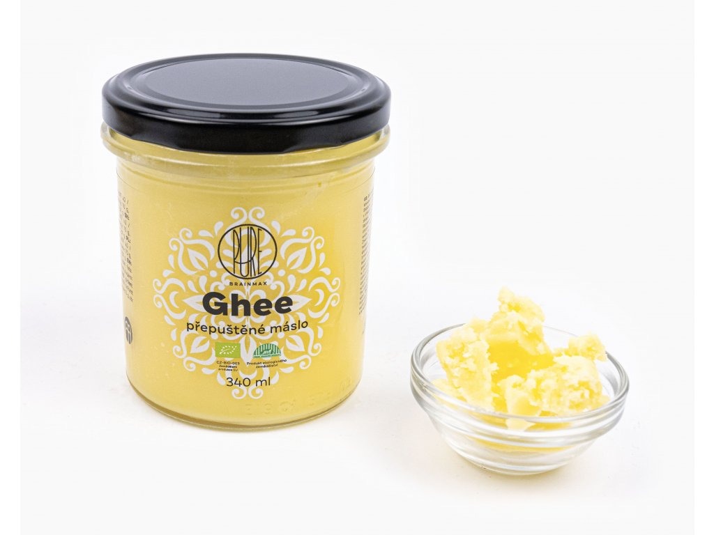 BrainMax Pure Ghee, přepuštěné máslo GHÍ, BIO, 340 ml Obrázek