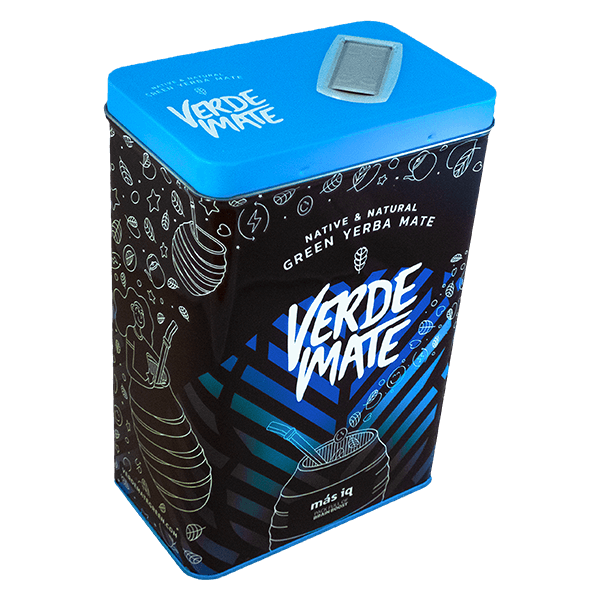 Verde Mate Green Mas IQ Tropical 0,5kg + Plechová dóza Yerbera Obrázek