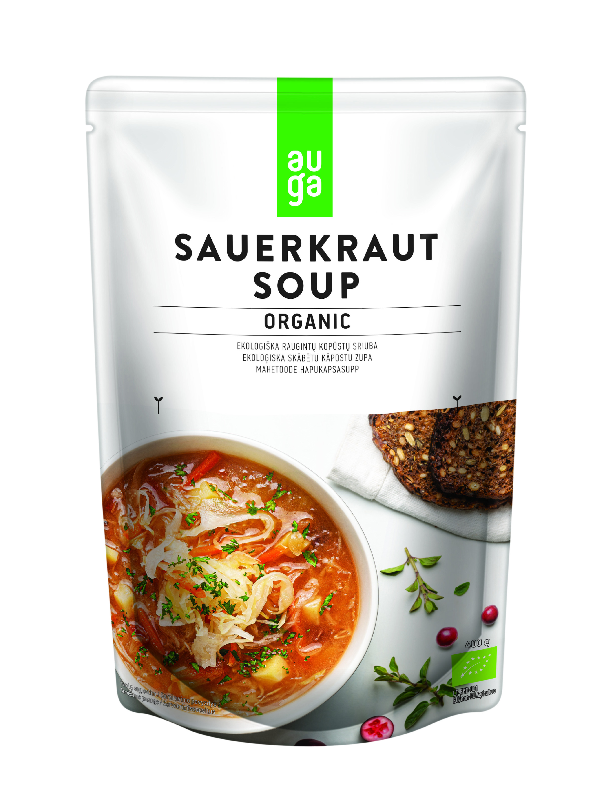 Auga Polévka z kysaného zelí BIO 400 g Obrázek