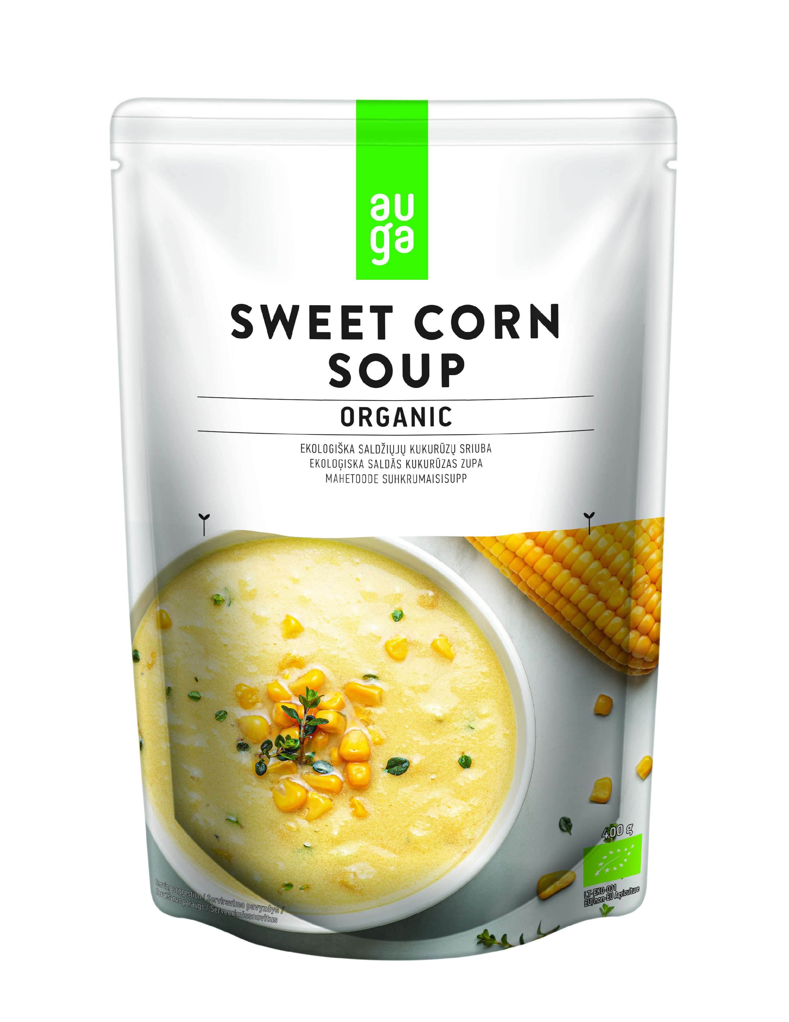 Auga Polévka ze sladké kukuřice BIO 400 g Obrázek