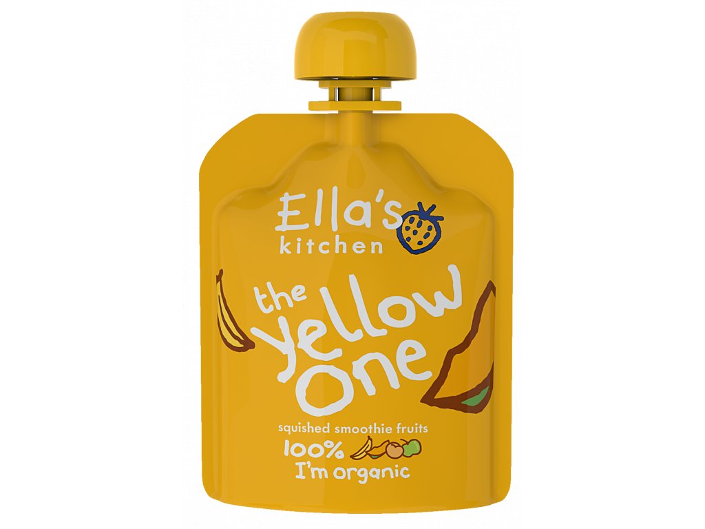 E-shop Ella´s Kitchen - Yellow One, ovocné pyré s banánem, BIO, 90 g